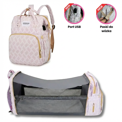 Zelmorya™ – luksusowa torba na pieluchy 3 w 1